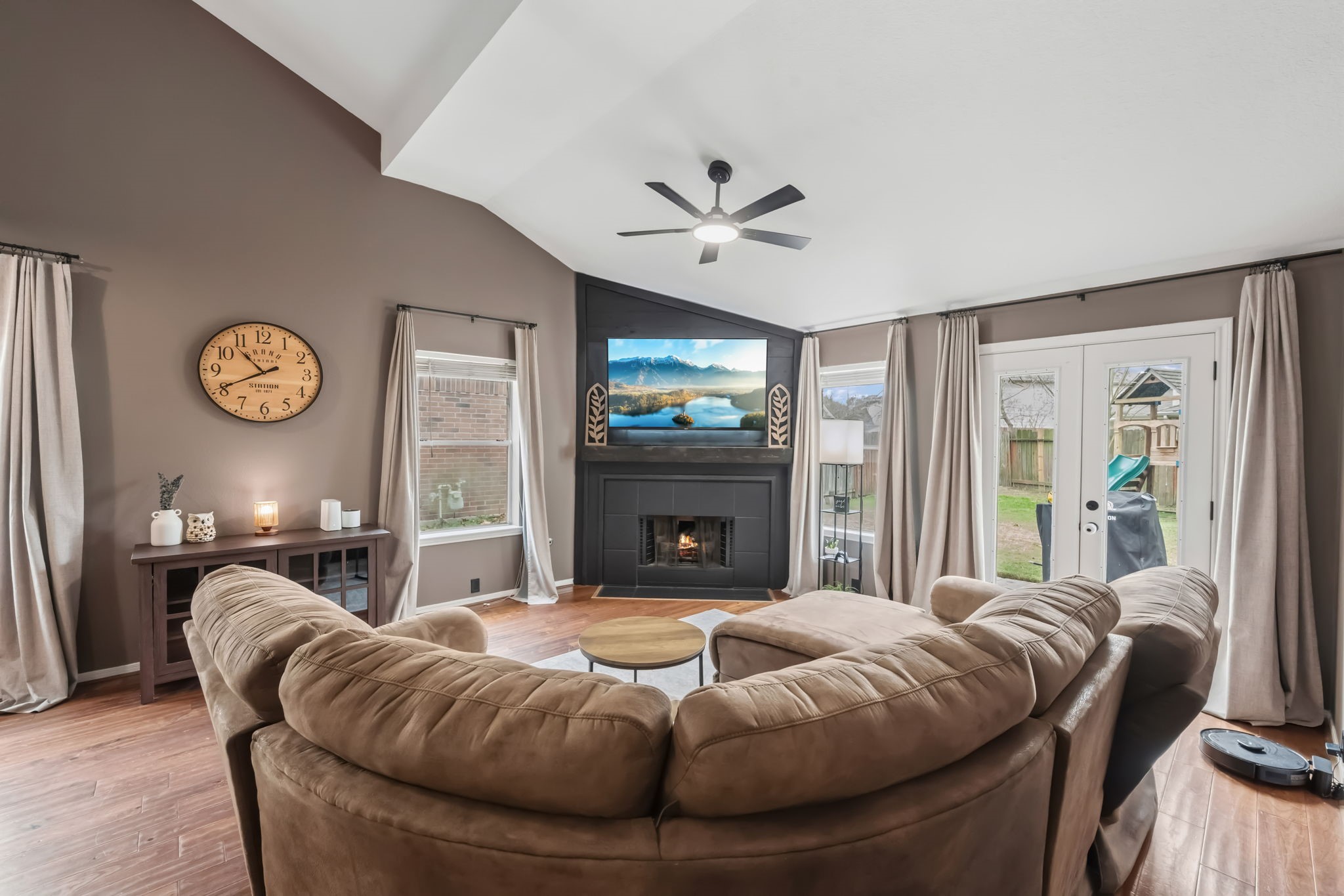 11903 Ezekiel Road Tomball, TX 77375 - Photo 14 of 30 a bed sitting in a bedroom next to a balcony