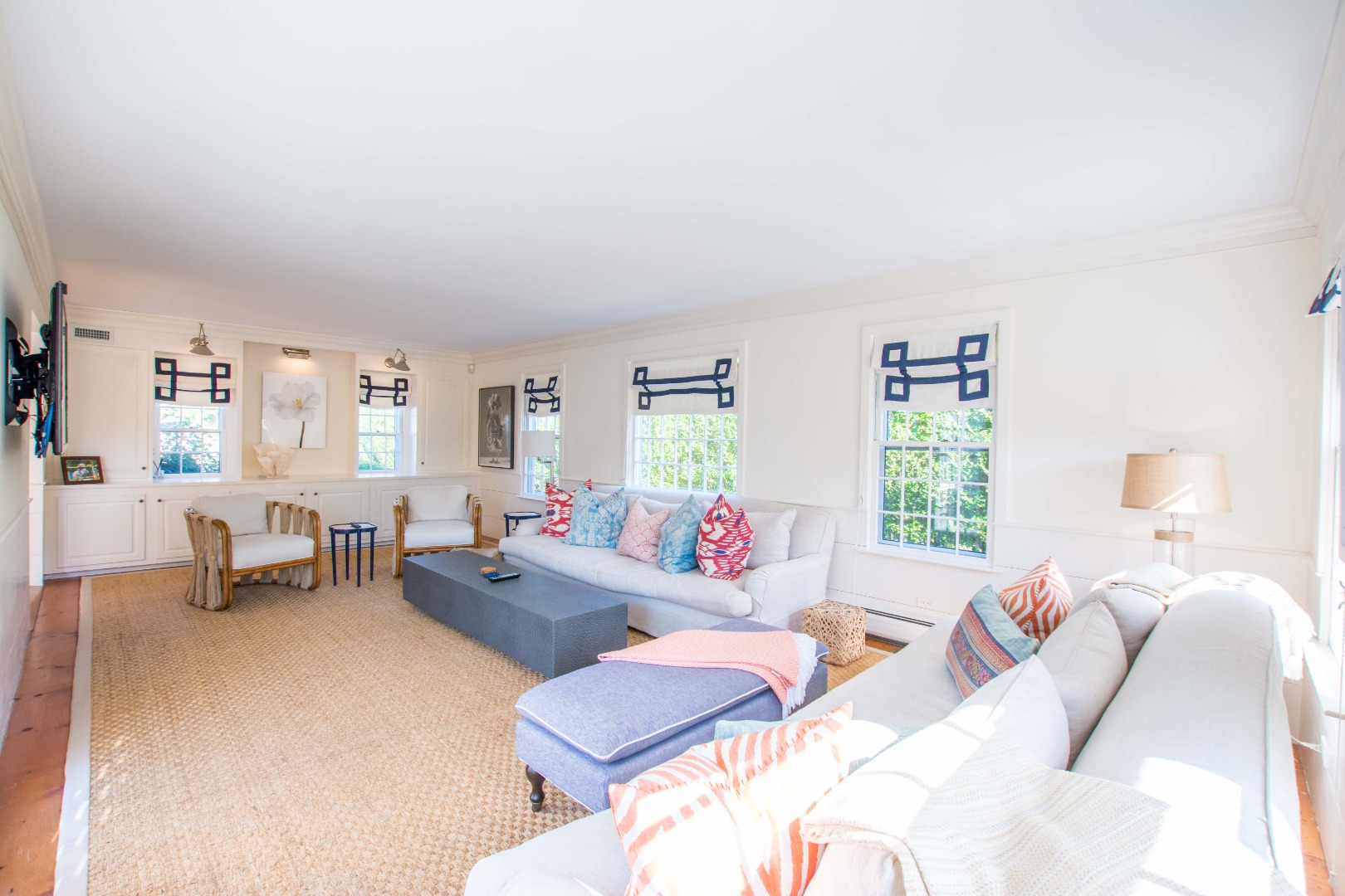 60 Cliff Road Nantucket, MA 02554 - Photo 25 of 54 a living room with furniture and a large window
