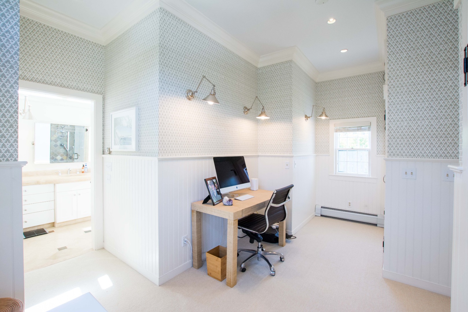 60 Cliff Road Nantucket, MA 02554 - Photo 35 of 54 a view of a workspace with furniture and a window