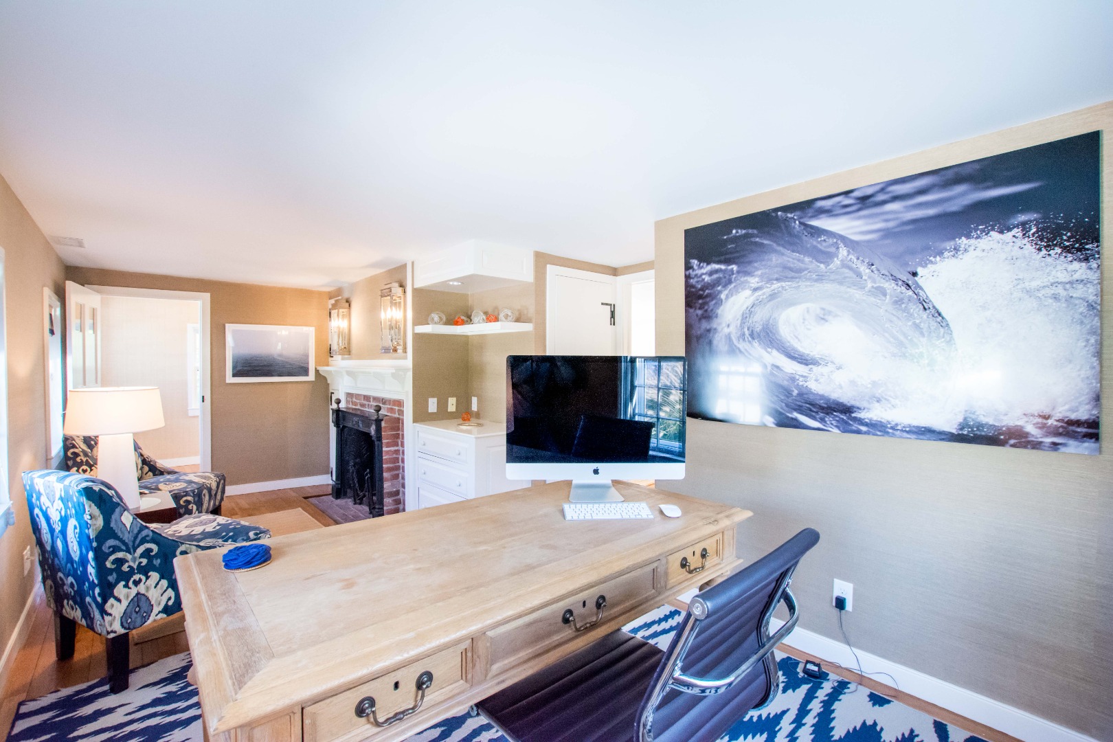 60 Cliff Road Nantucket, MA 02554 - Photo 39 of 54 a living room with furniture and flat screen tv