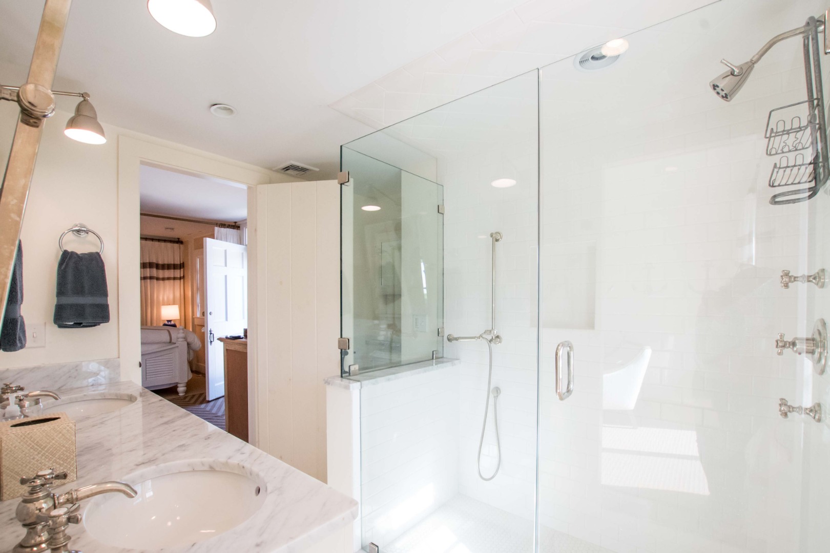 60 Cliff Road Nantucket, MA 02554 - Photo 49 of 54 a bathroom with a sink and shower