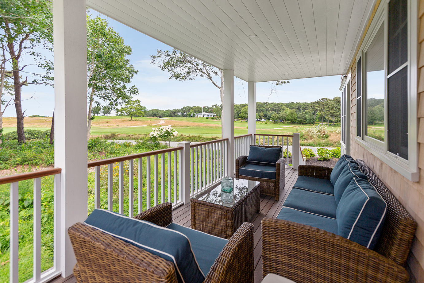 70 Curtis Lane Edgartown, MA 02539 - Photo 15 of 34 a roof deck with couch and city view