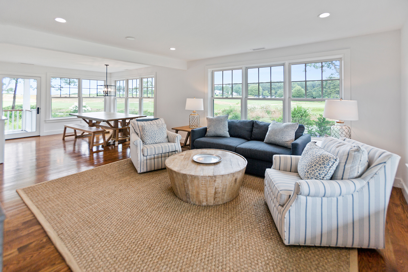 70 Curtis Lane Edgartown, MA 02539 - Photo 5 of 34 a living room with furniture and a large window