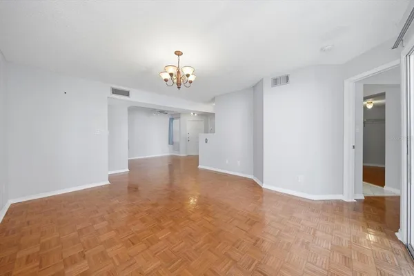 wooden floor in an empty room