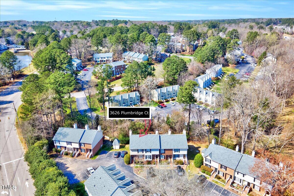 3626 Plumbridge Court Raleigh, NC 27613 - Photo 21 of 24 Aerial View
