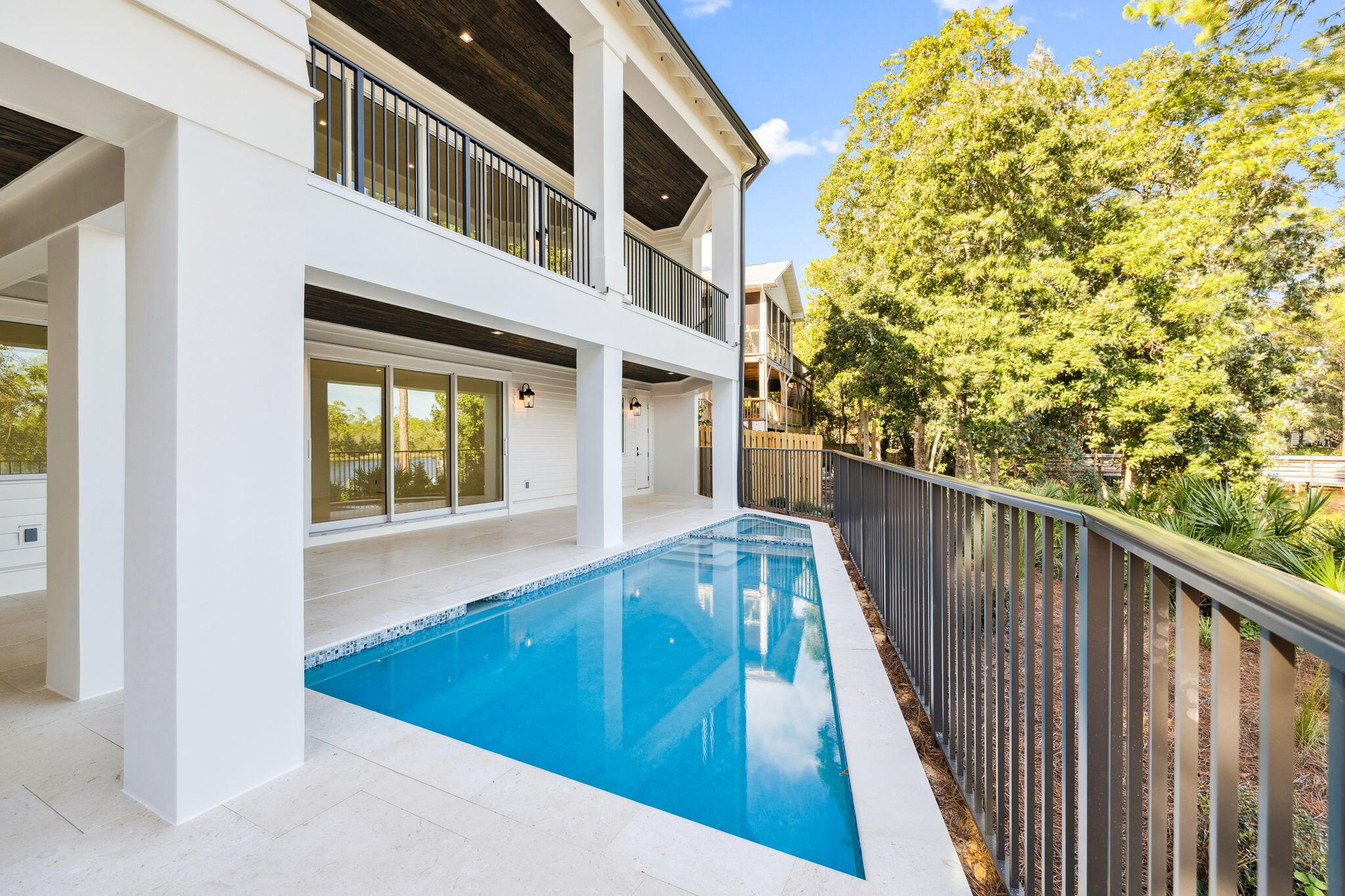 672 North Walton Lakeshore Dr Inlet Beach Inlet Beach, FL 32461 - Photo 79 of 88 a view of balcony with two plants