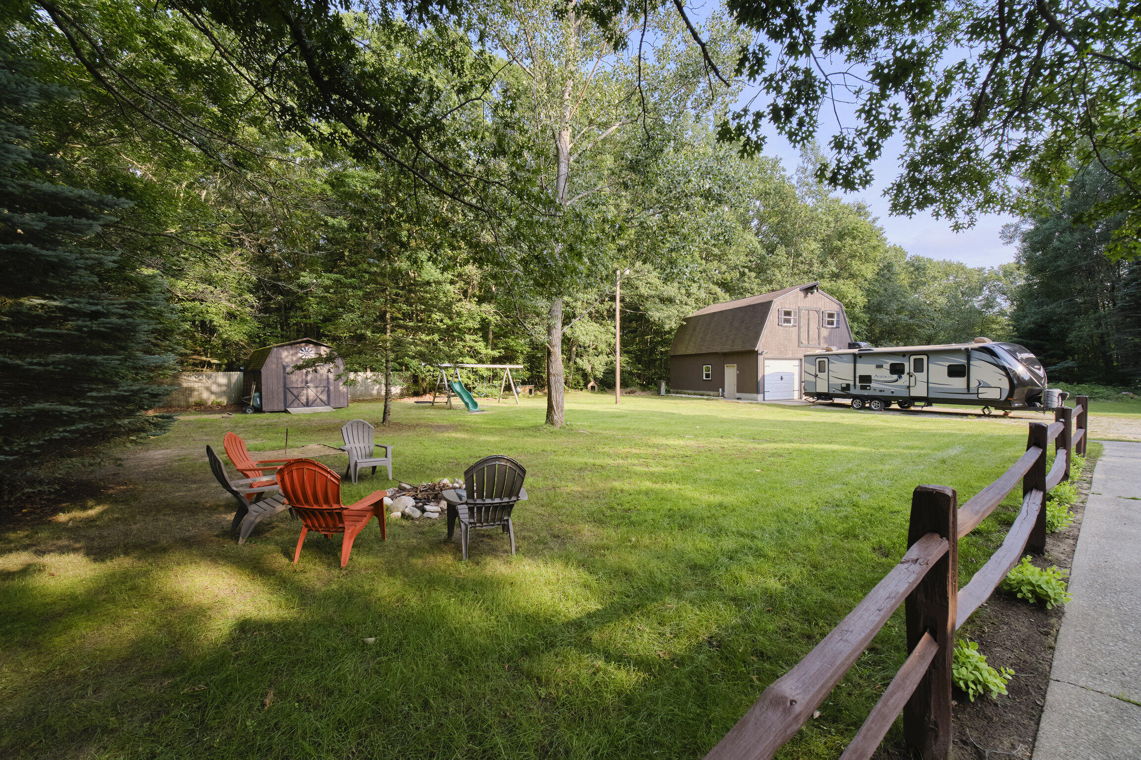 1384 Olson Road Manistee, MI 49660 - Photo 37 of 72 Firepit