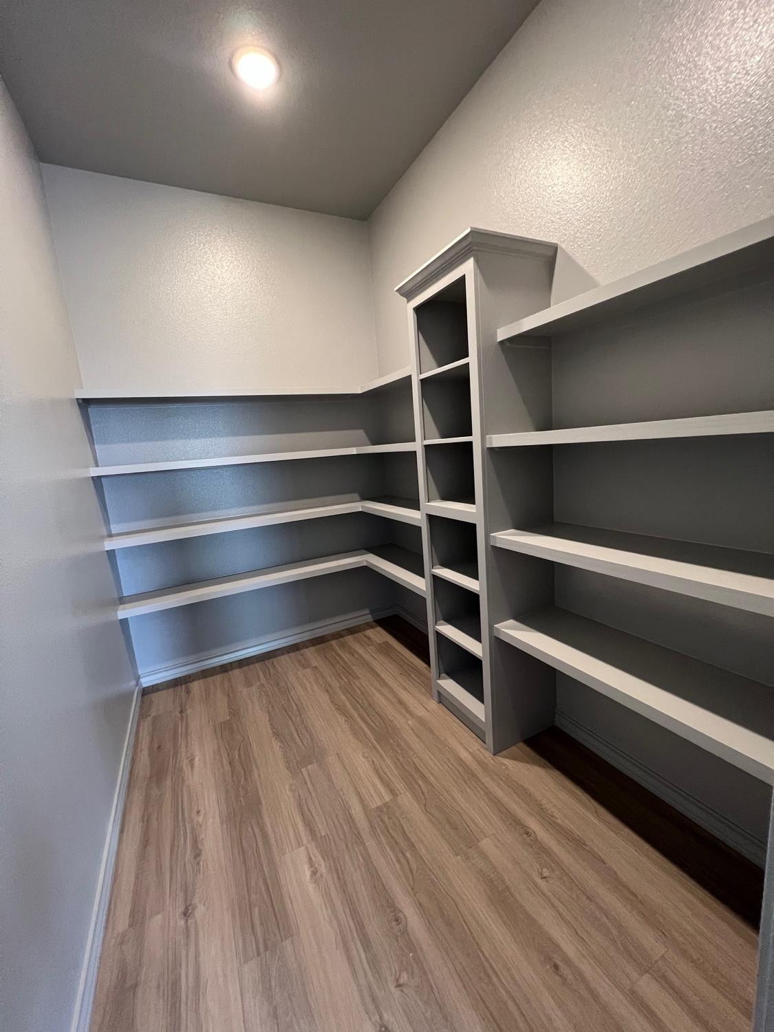 21402 County Road 2140 Lubbock, TX 79423 - Photo 7 of 23 a view of walk in closet with empty racks