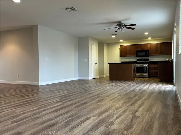 a view of kitchen and microwave