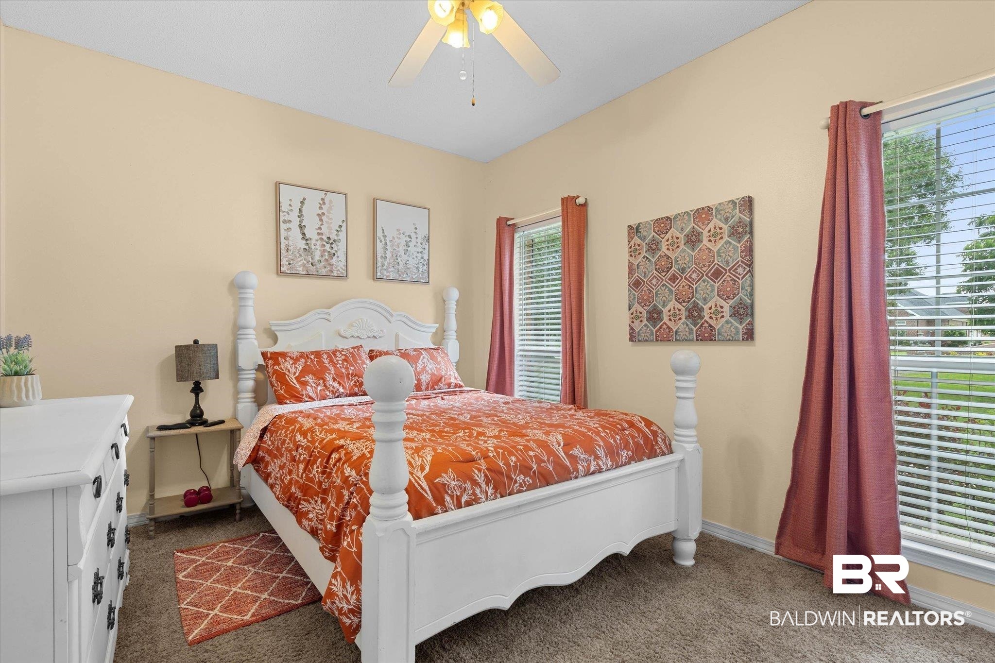 3170 Scott Dairy Loop Road West Mobile, AL 36695 - Photo 16 of 24 Carpeted bedroom with neutral wall paint and white trim