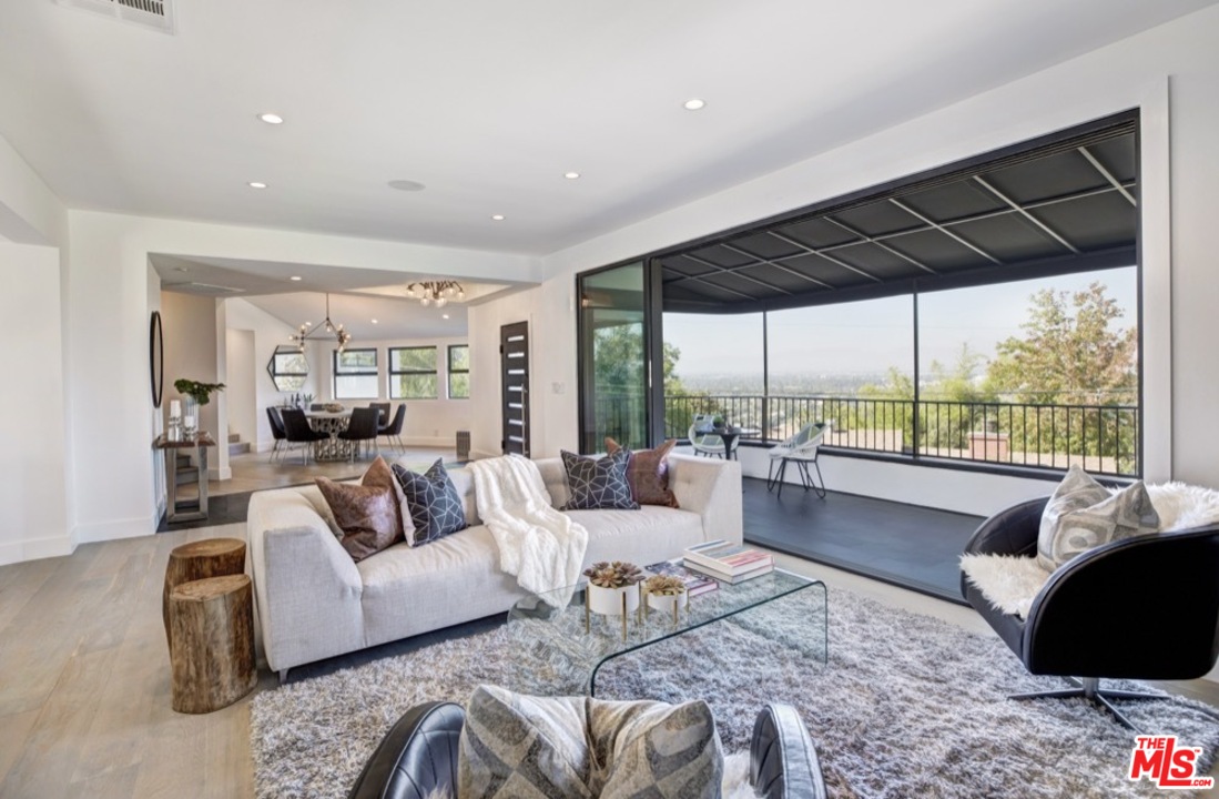 3712 Berry Drive Studio City, CA 91604 - Photo 36 of 50 a living room with furniture and a large window