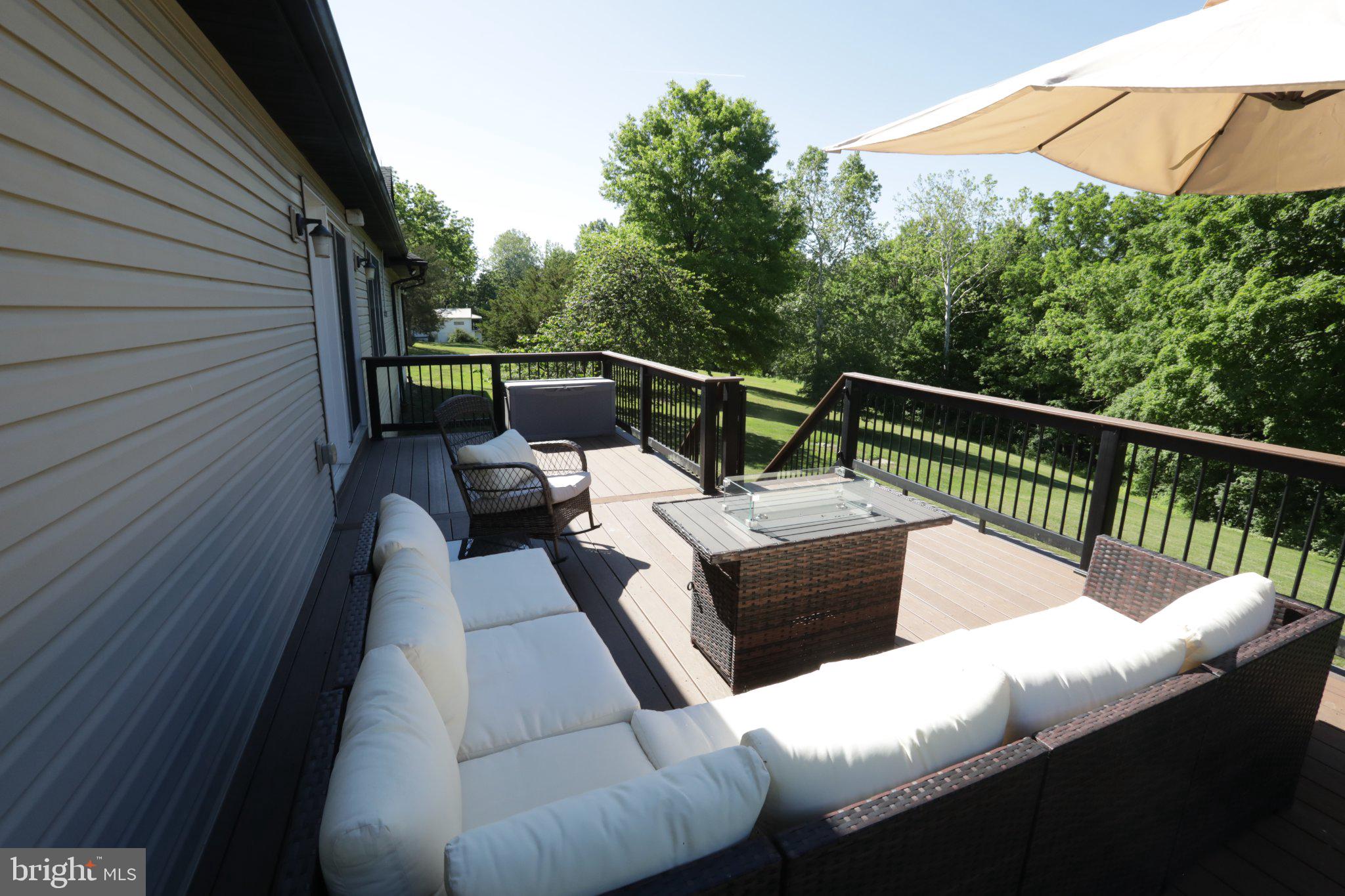 44 Worman Road Douglassville, PA 19518 - Photo 66 of 69 Serene deck with lush green views.