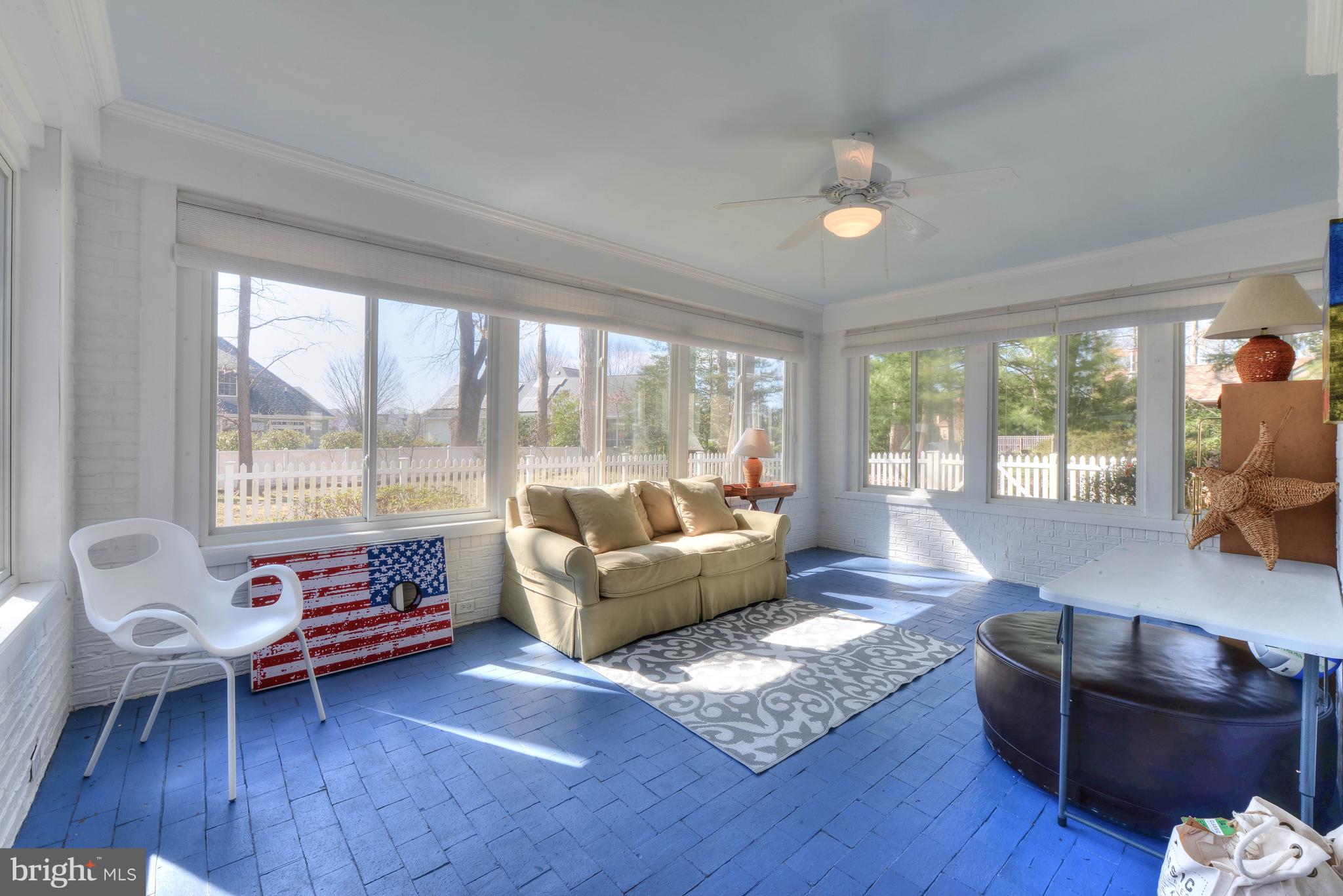 12 Kingsbridge Road Rehoboth Beach, DE 19971 - Photo 17 of 24 3 Season Room Overlooking Large Fenced Yard