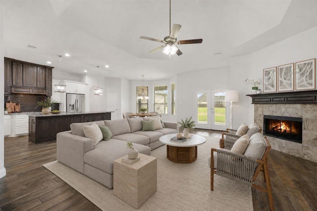4341 Rush Road Midlothian, TX 76065 - Photo 3 of 39 *Virtual Staging* Living Room and dining room