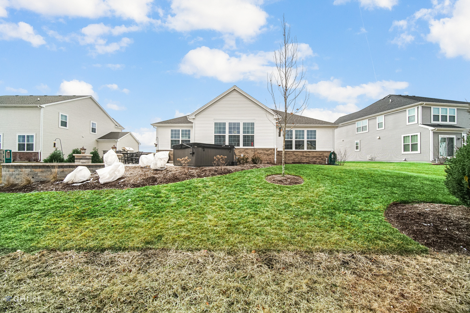 16017 Longcommon Lane Plainfield, IL 60586 - Photo 21 of 22 a front view of a house with a yard