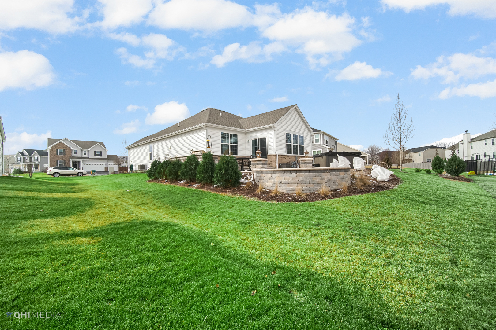 16017 Longcommon Lane Plainfield, IL 60586 - Photo 22 of 22 a view of a house with a big yard and large trees