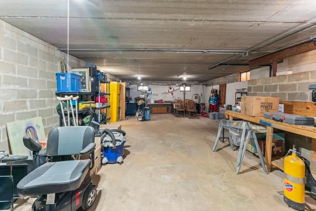 a view of storage and utility room