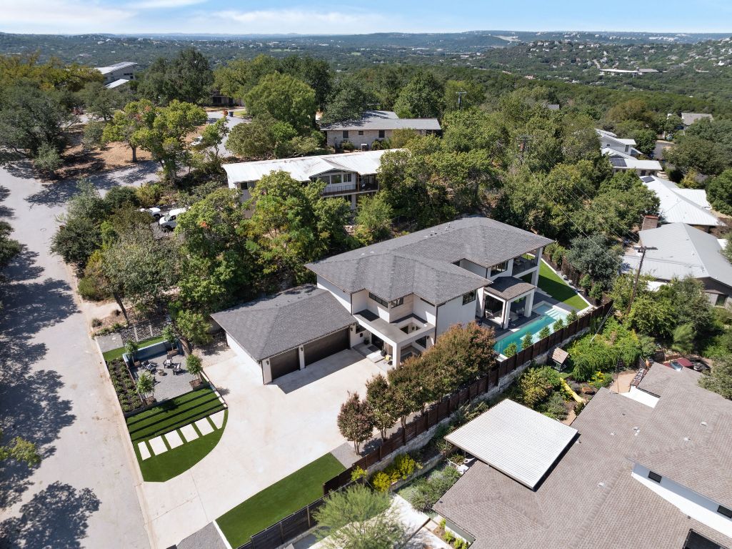 4908 Beverly Skyline Austin, TX 78731 - Photo 2 of 40 Aerial perspective of suburban area