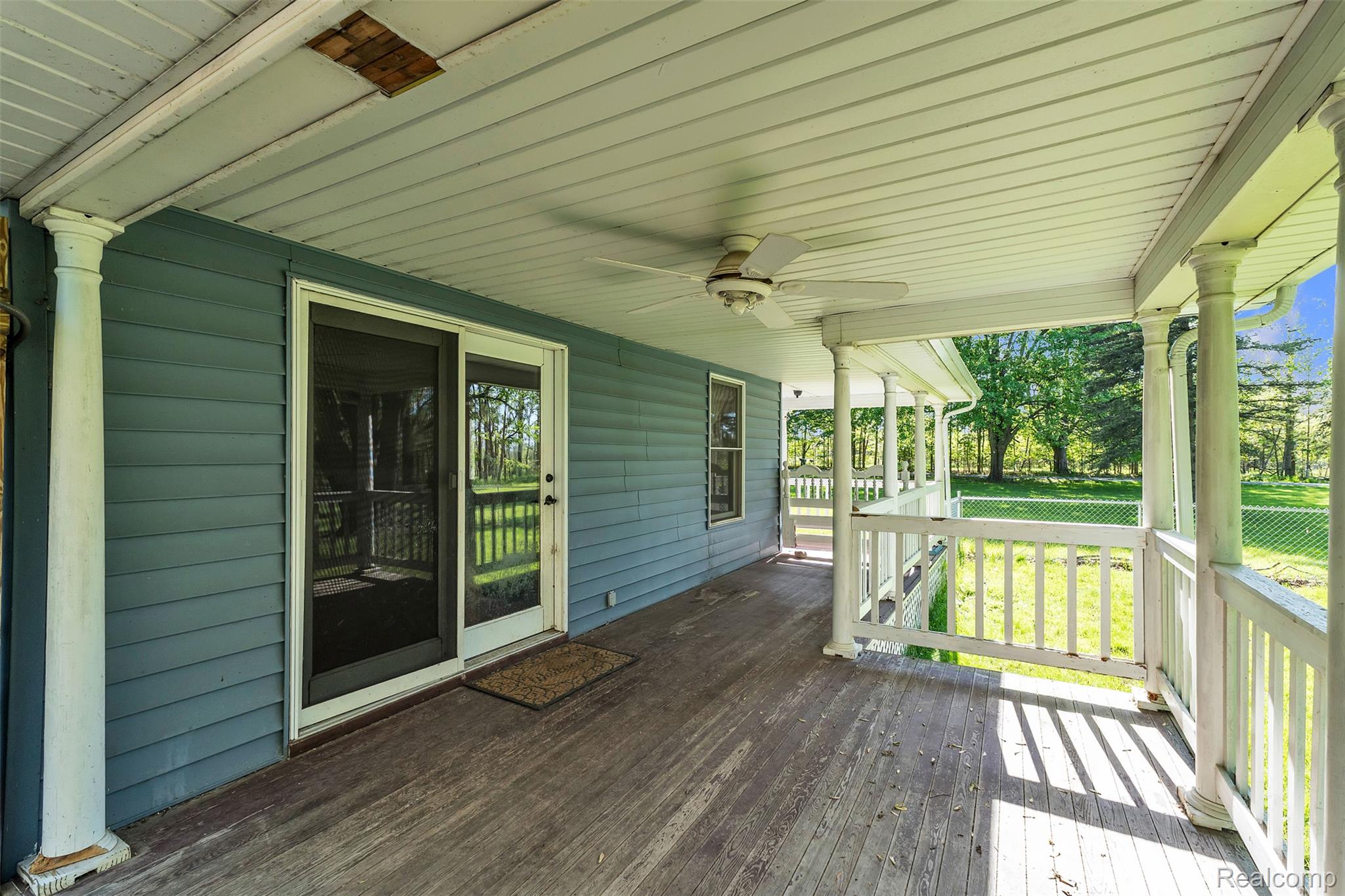 1345 Ives Road Mason, MI 48854 - Photo 64 of 92 Porch with ceiling fan