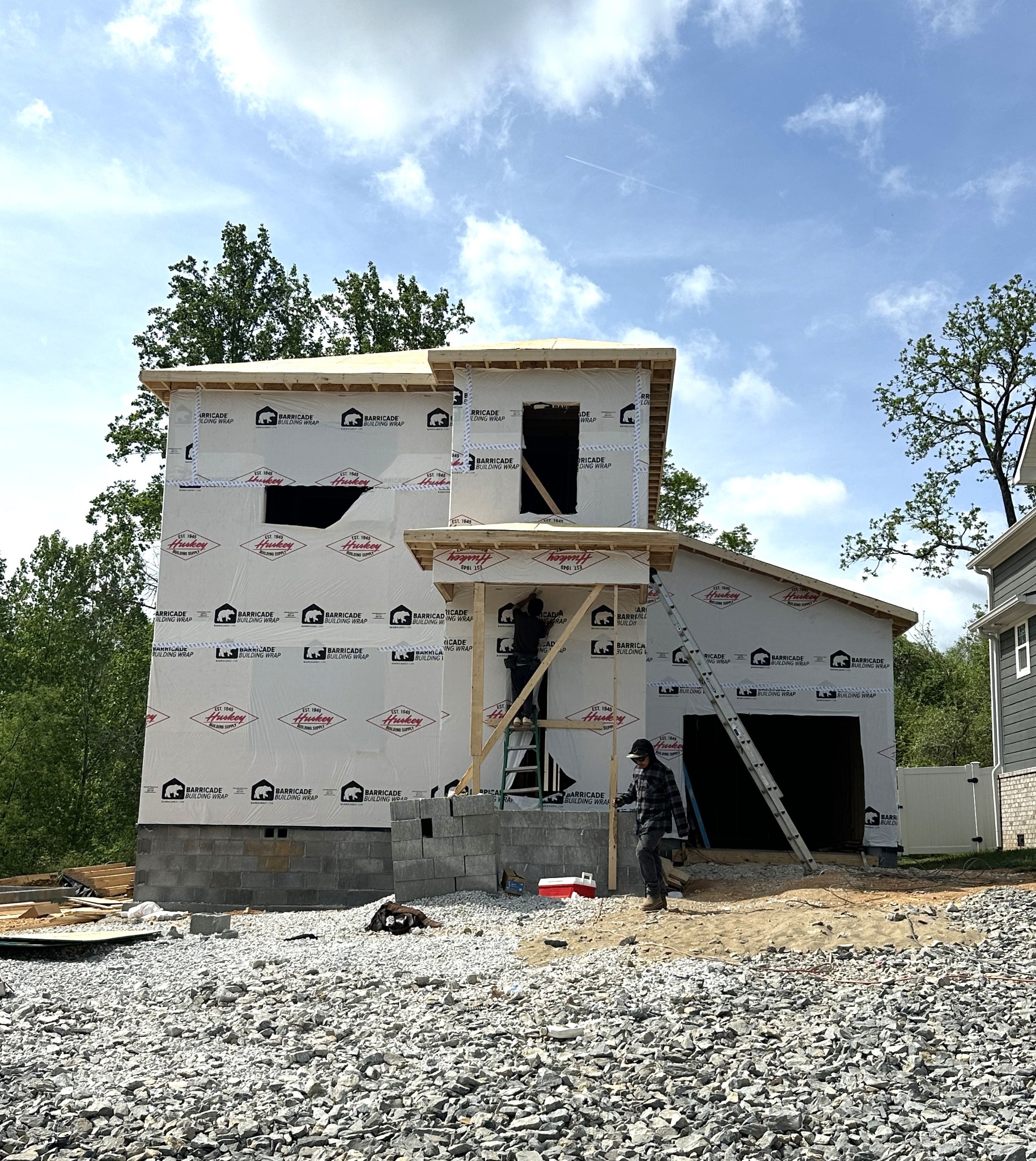 a view of outdoor space with seating area