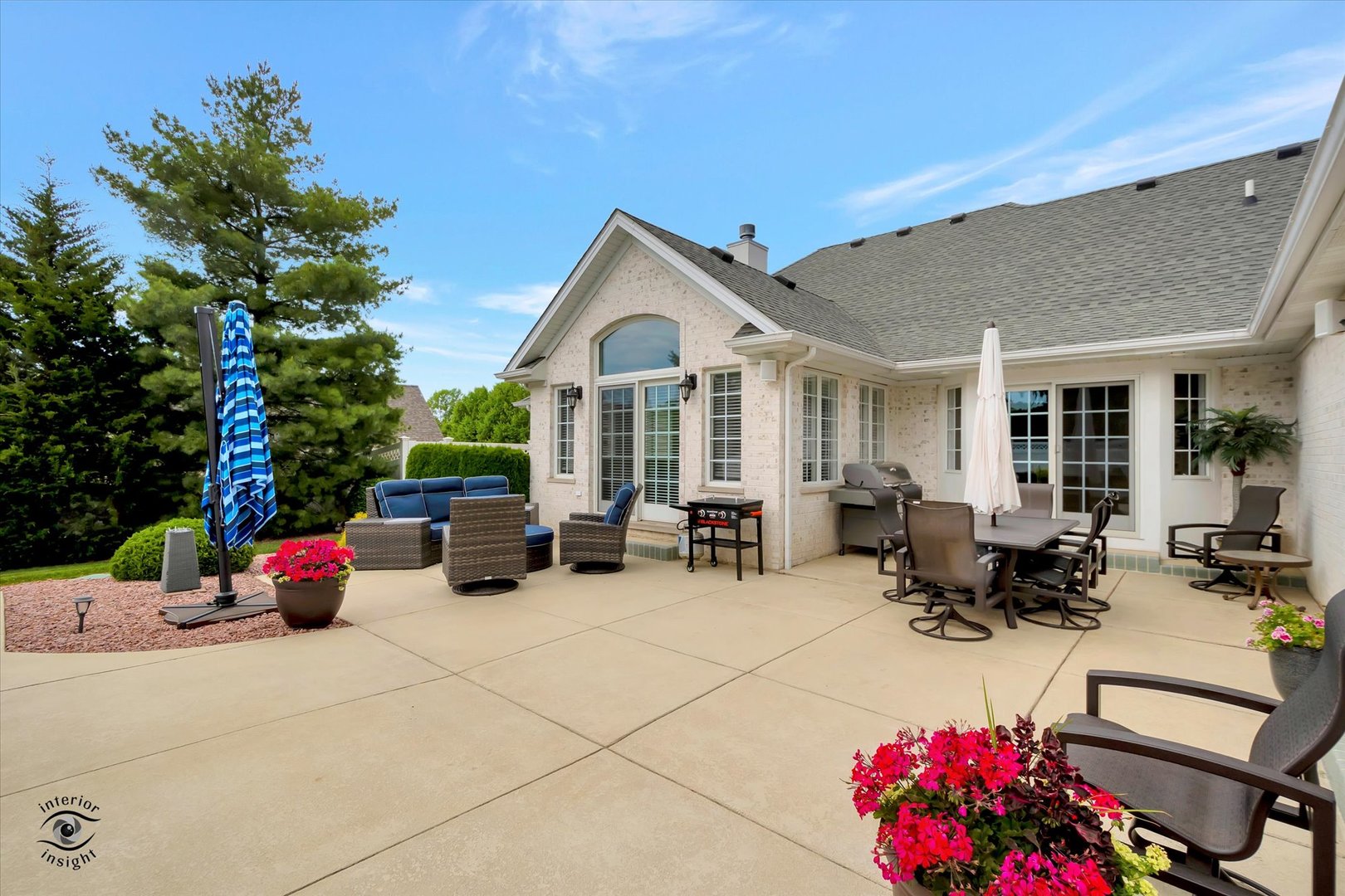 Undisclosed Address Bourbonnais, IL 60914 - Photo 32 of 39 a view of a patio with couches and potted plants