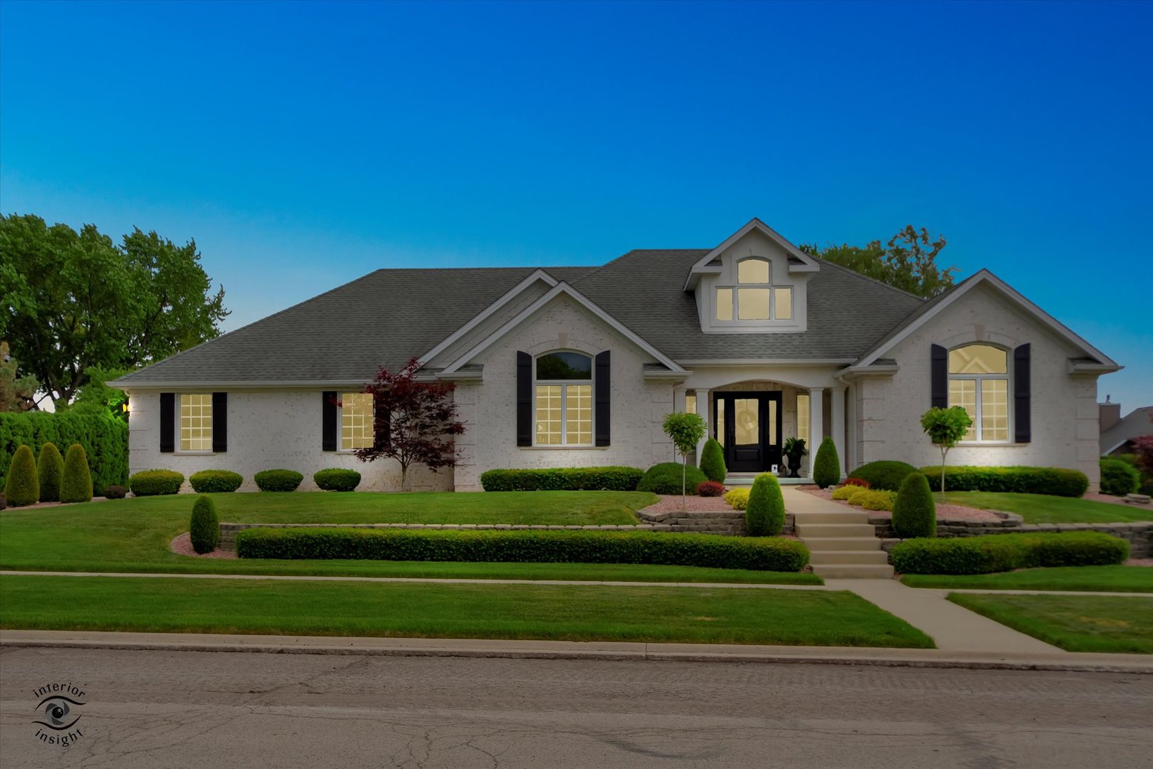 Undisclosed Address Bourbonnais, IL 60914 - Photo 4 of 39 a front view of a house with a yard