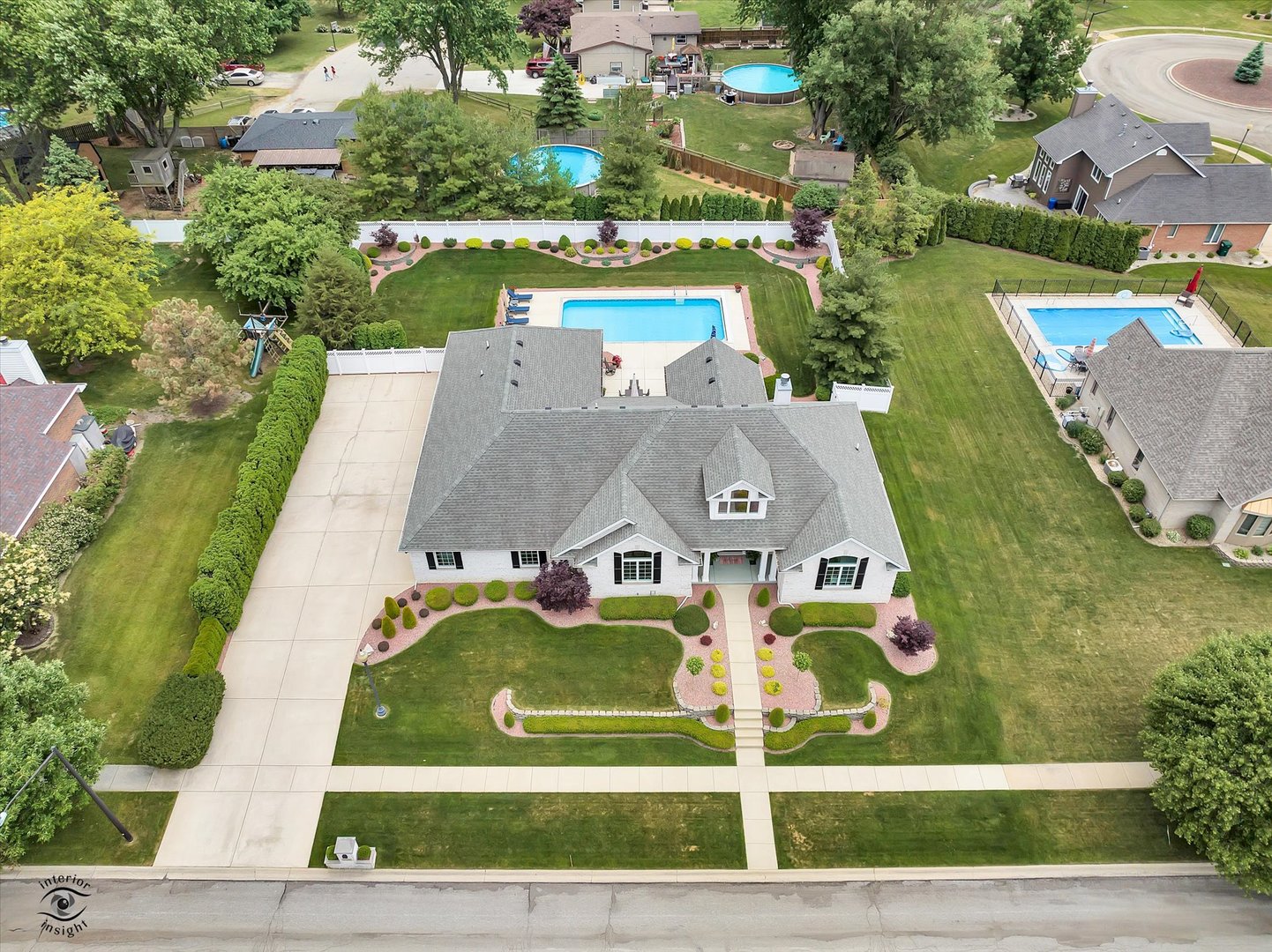 Undisclosed Address Bourbonnais, IL 60914 - Photo 6 of 39 an aerial view of a house