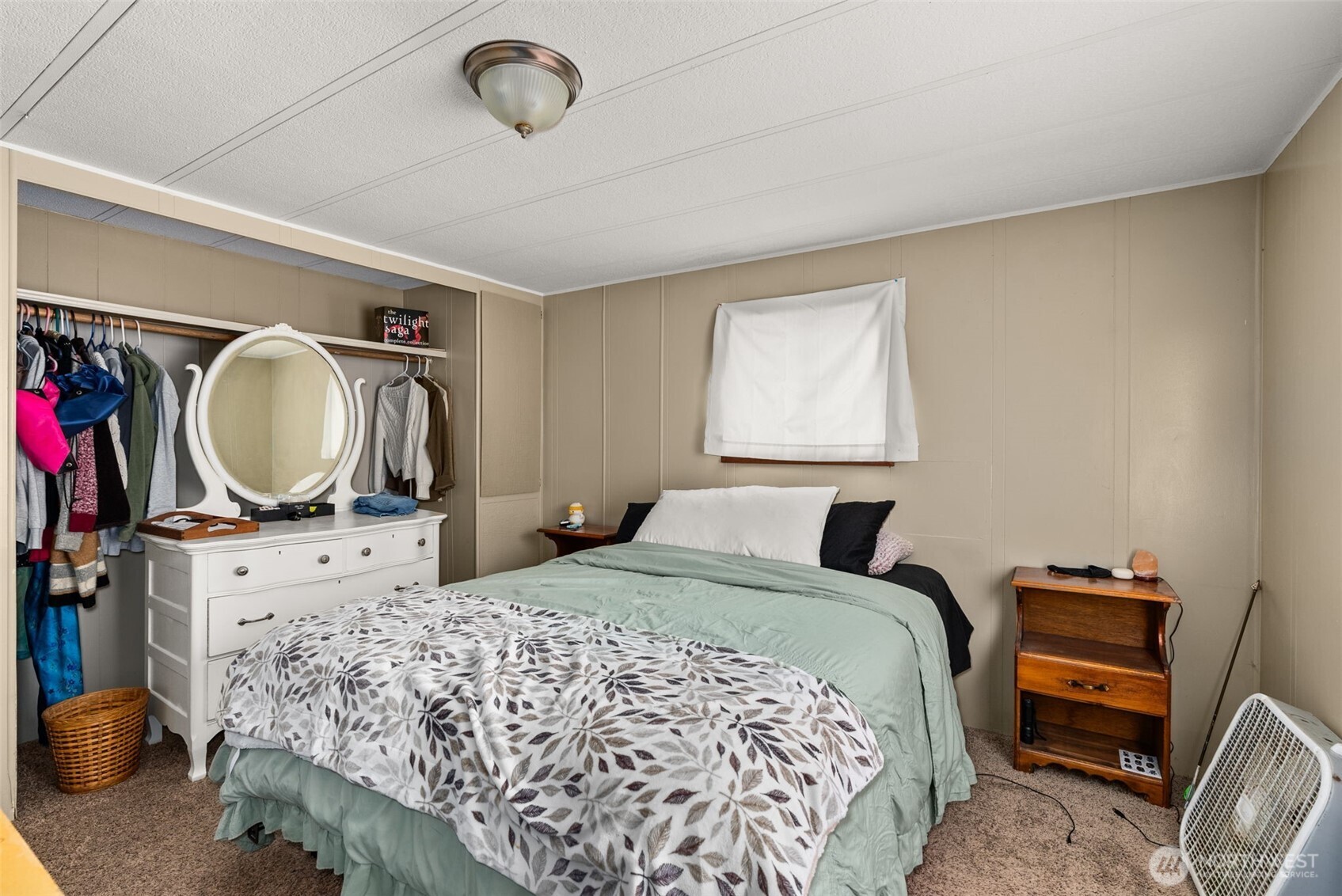 738 Gish Road Onalaska, WA 98570 - Photo 8 of 40 a bedroom with a bed a dresser and chair