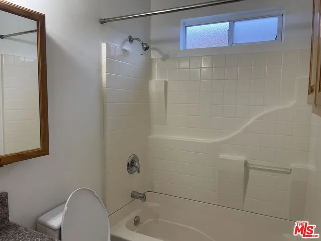 a bathroom with a tub
