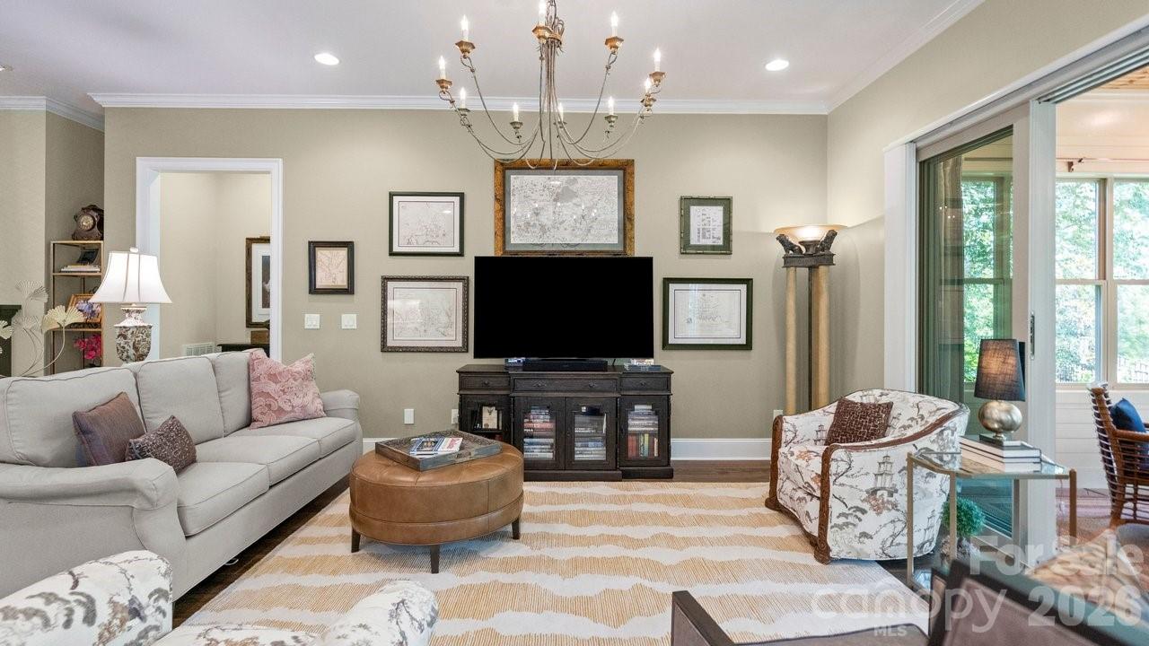 4854 Looking Glass Trail Denver, NC 28037 - Photo 16 of 48 a living room with furniture and a flat screen tv