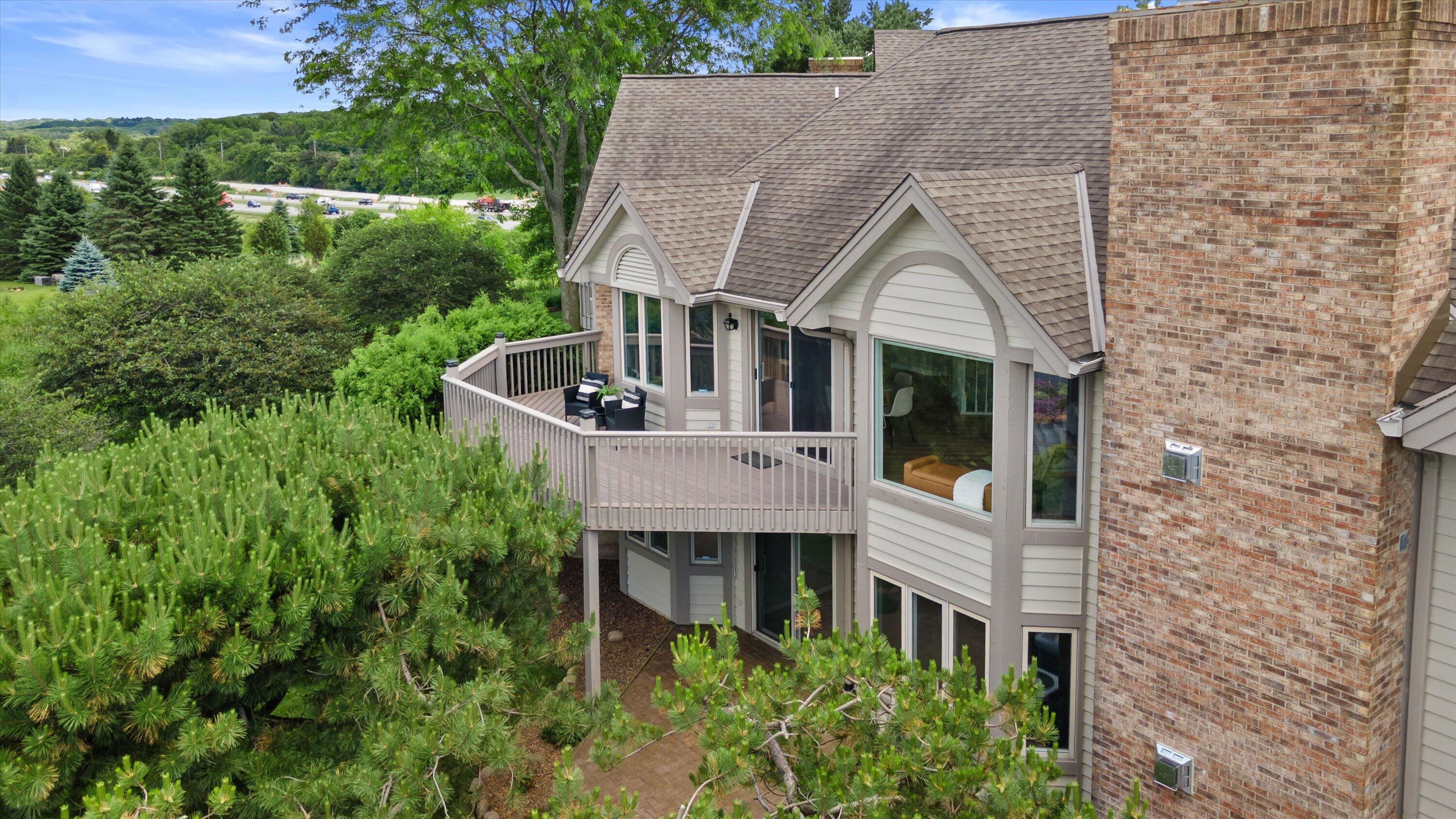 N14-w30046 High Ridge Road Delafield, WI 53072 - Photo 42 of 56 Composite Deck with Full Views of Pewaukee Lake