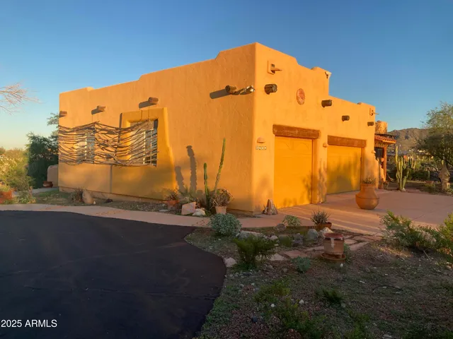 a front view of a building