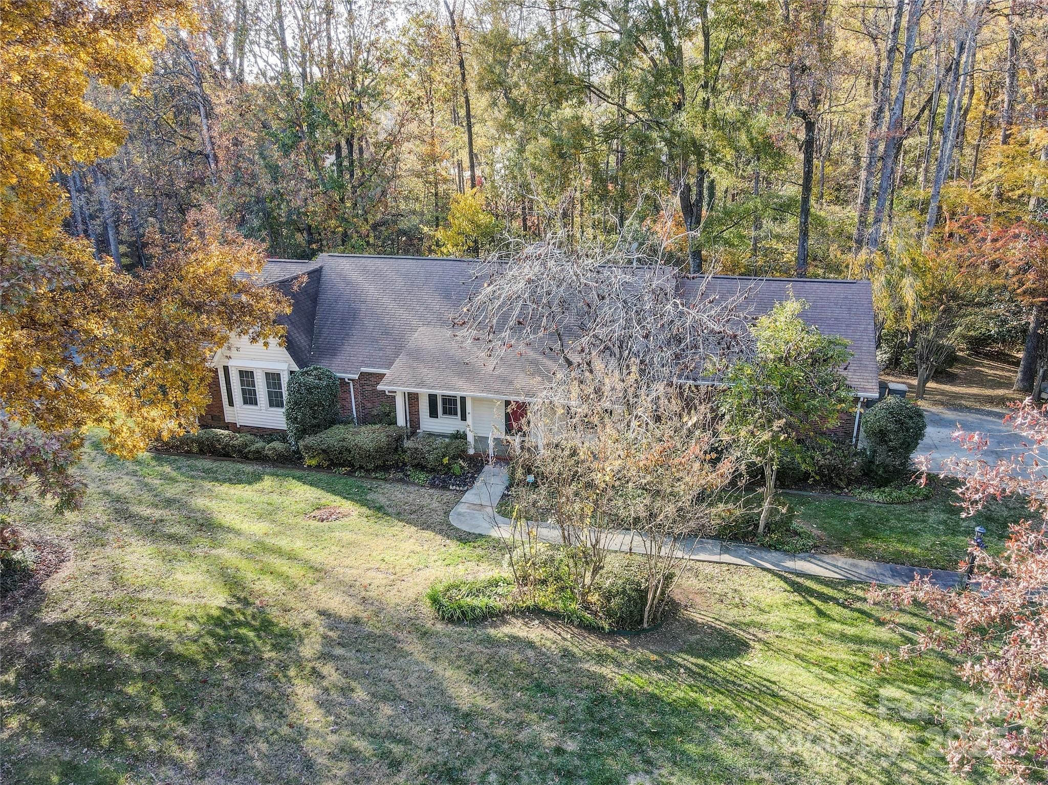 1535 Cripple Creek Road Kannapolis, NC 28081 - Photo 36 of 40 a aerial view of a house with a yard
