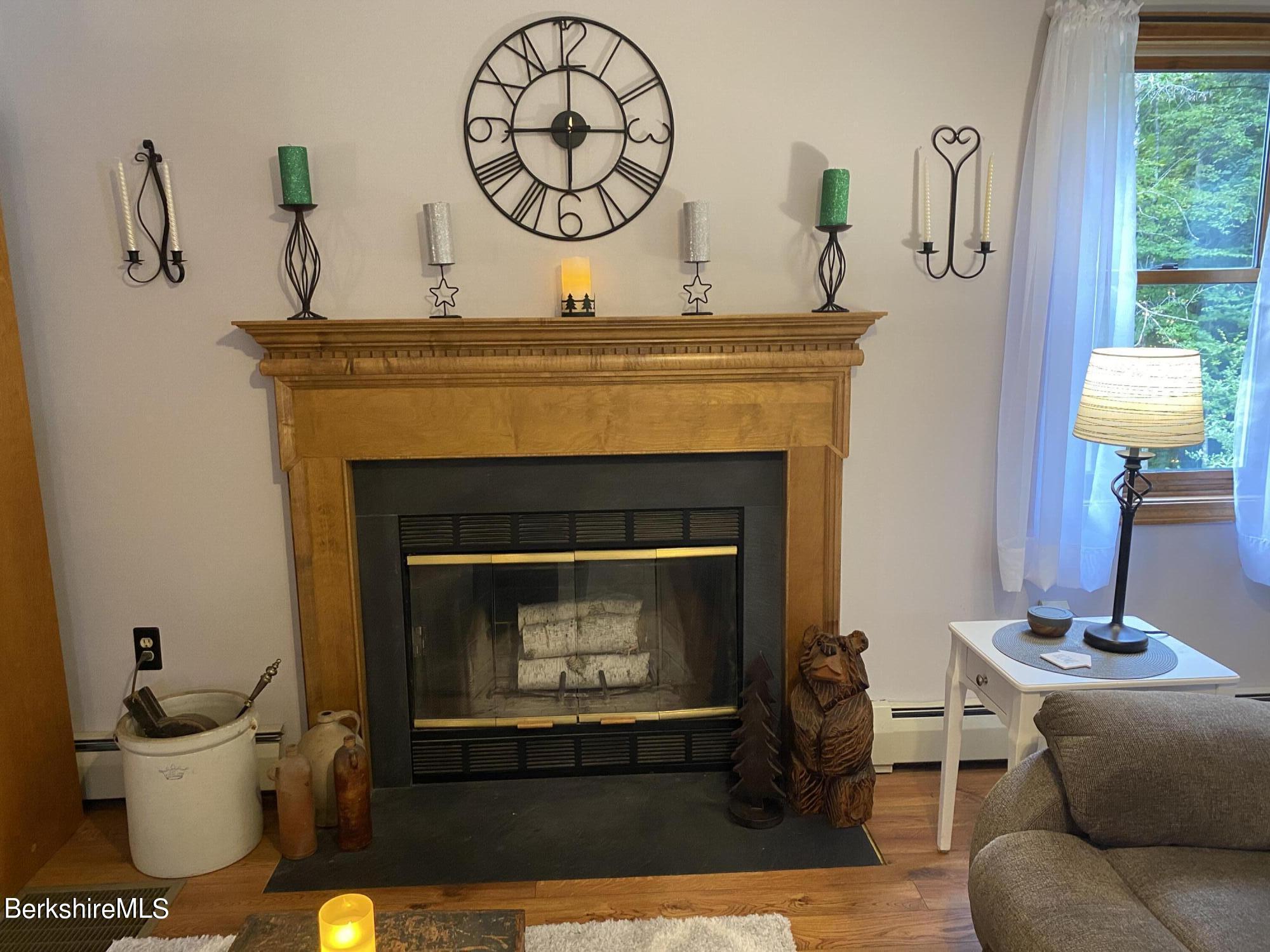 1196 Bancroft Road Becket, MA 01223 - Photo 25 of 46 fireplace in living room