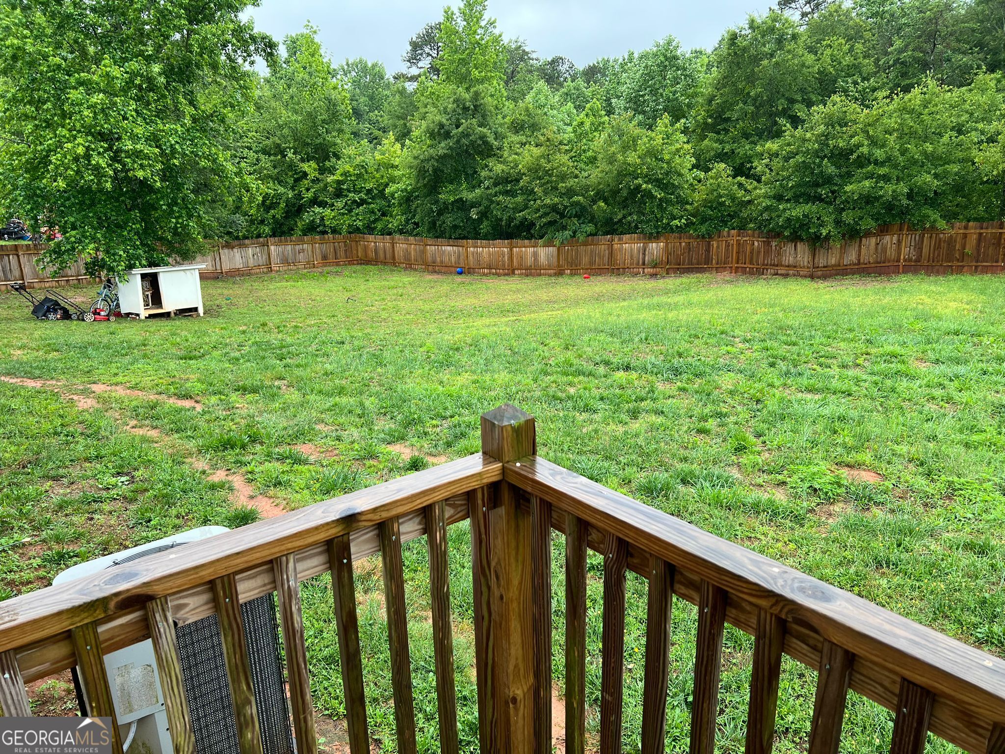 126 Southgate Road Alto, GA 30510 - Photo 4 of 14 a view of yard from deck