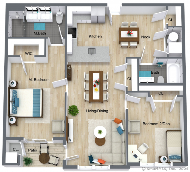 48 Stony Hill Road, Unit C 313 Bethel, CT 06801 - Photo 2 of 11 a picture of a bathroom with sink and mirror