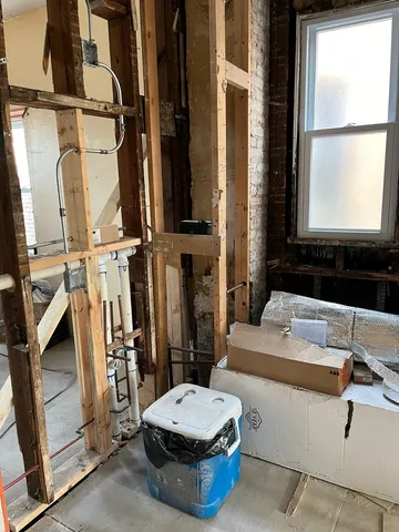 a view of water heater room