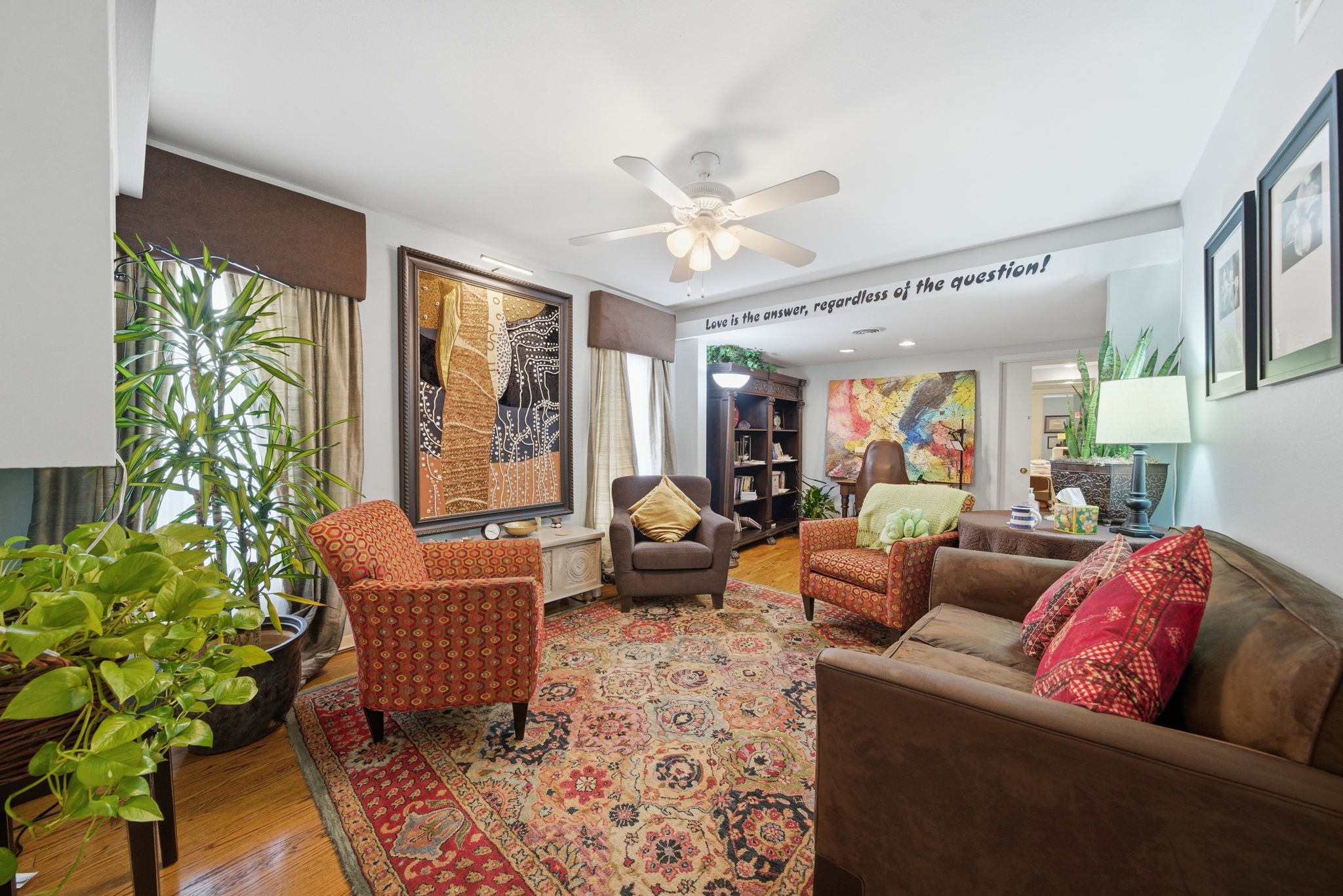 1801 Lexington Street Houston, TX 77098 - Photo 14 of 50 a living room with furniture and a large window