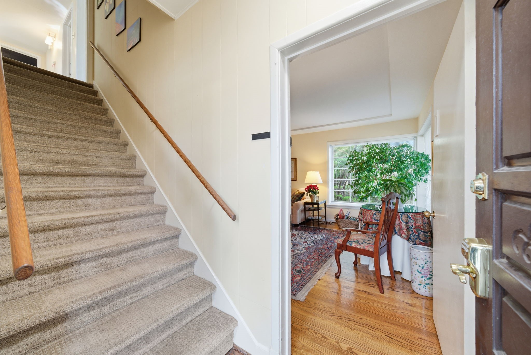 1801 Lexington Street Houston, TX 77098 - Photo 5 of 50 a view of entryway and hall with wooden floor