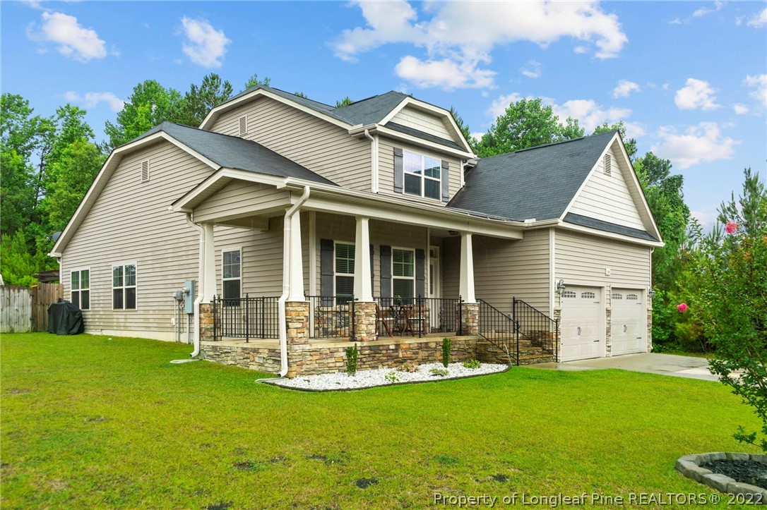 60 Shellbark Drive Spring Lake, NC 28390 - Photo 2 of 42 a front view of house with yard and green space