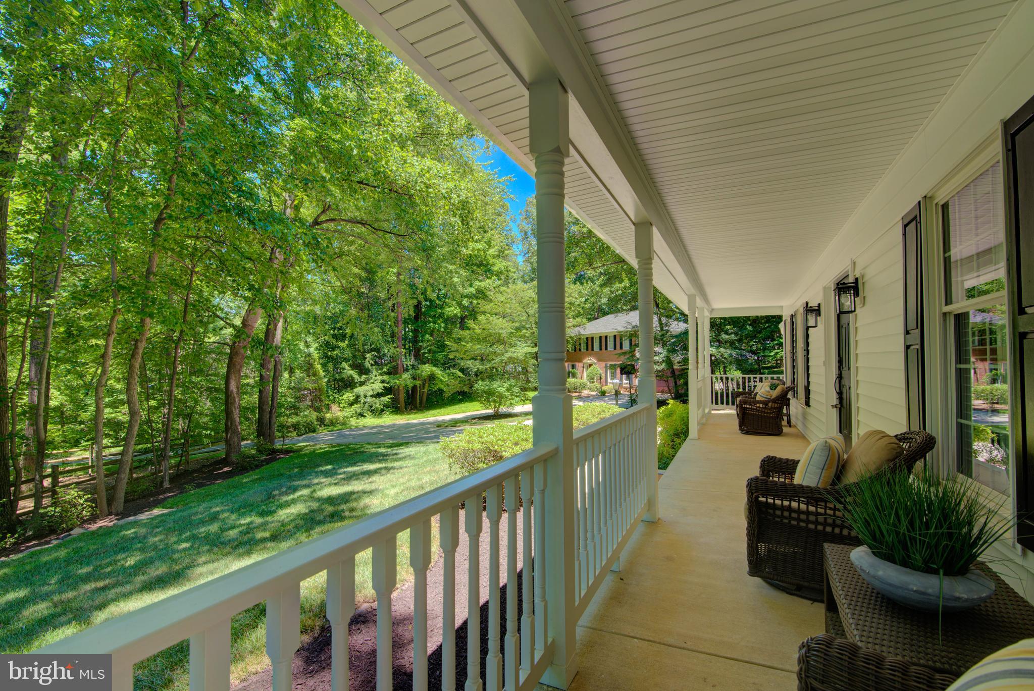 12029 Lake Newport Road Reston, VA 20194 - Photo 4 of 30 Sip Your Morning Coffee on Oversized Front Porch.