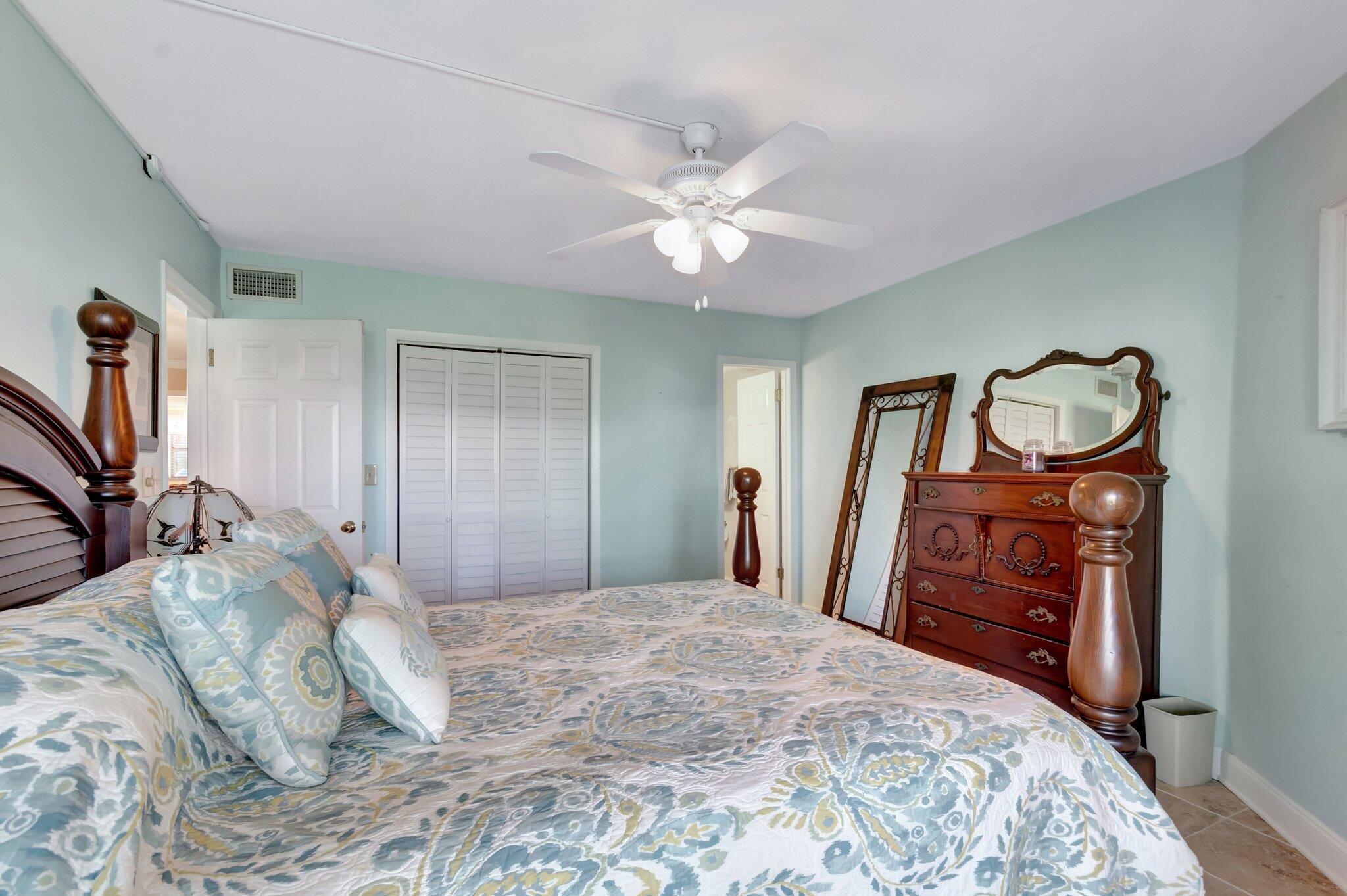 5550 North Ocean Boulevard, Unit 107 Ocean Ridge, FL 33435 - Photo 20 of 38 Owner's suite closet, and bathroom door