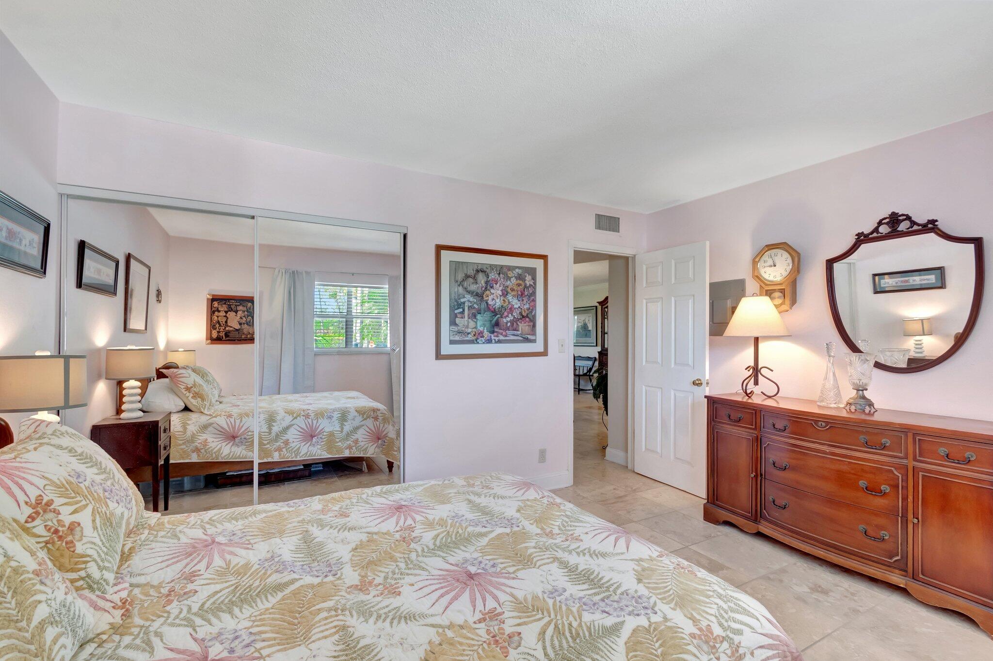 5550 North Ocean Boulevard, Unit 107 Ocean Ridge, FL 33435 - Photo 24 of 38 Second bedroom with closet