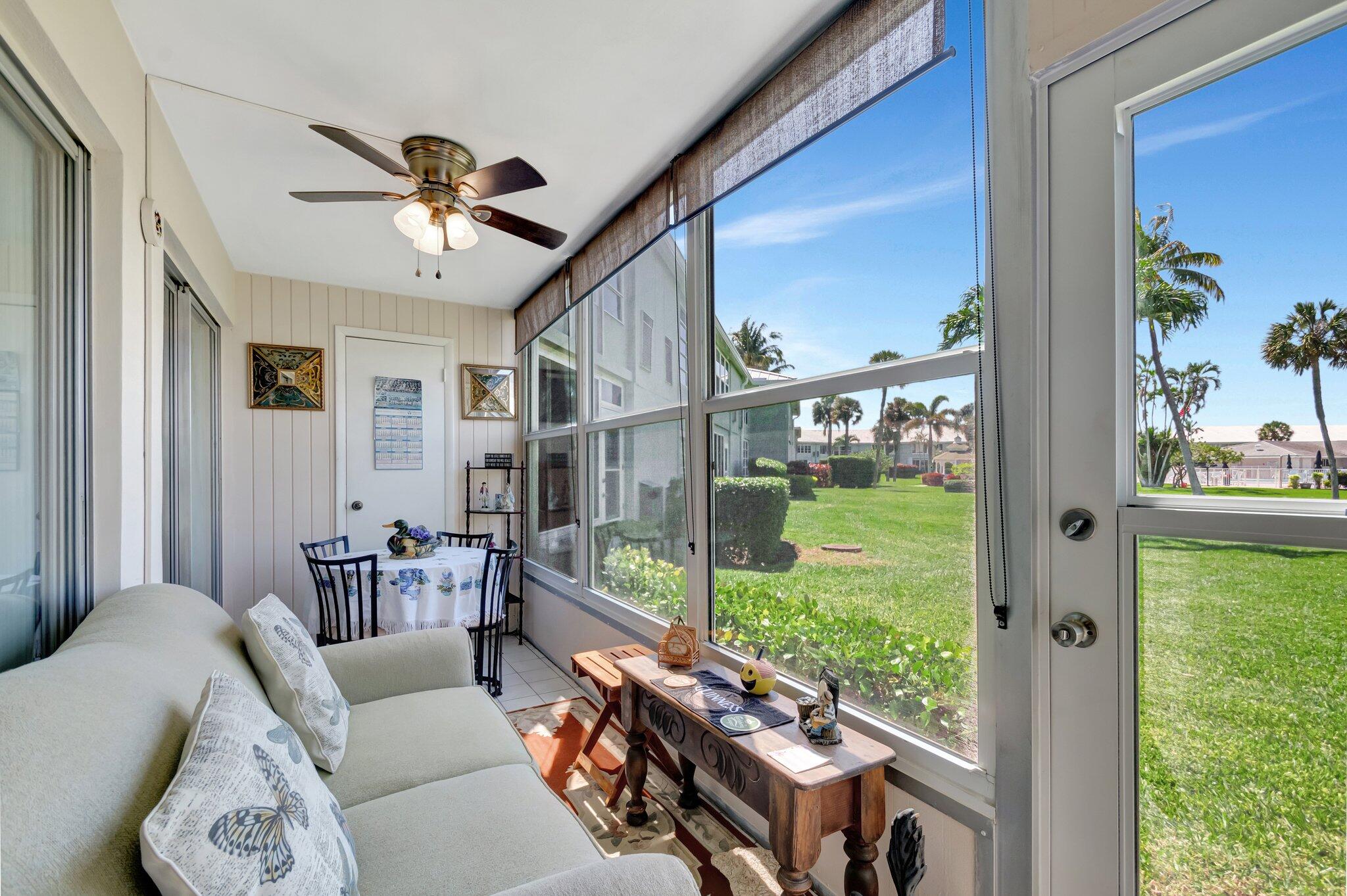 5550 North Ocean Boulevard, Unit 107 Ocean Ridge, FL 33435 - Photo 29 of 38 Patio overlooking courtyard