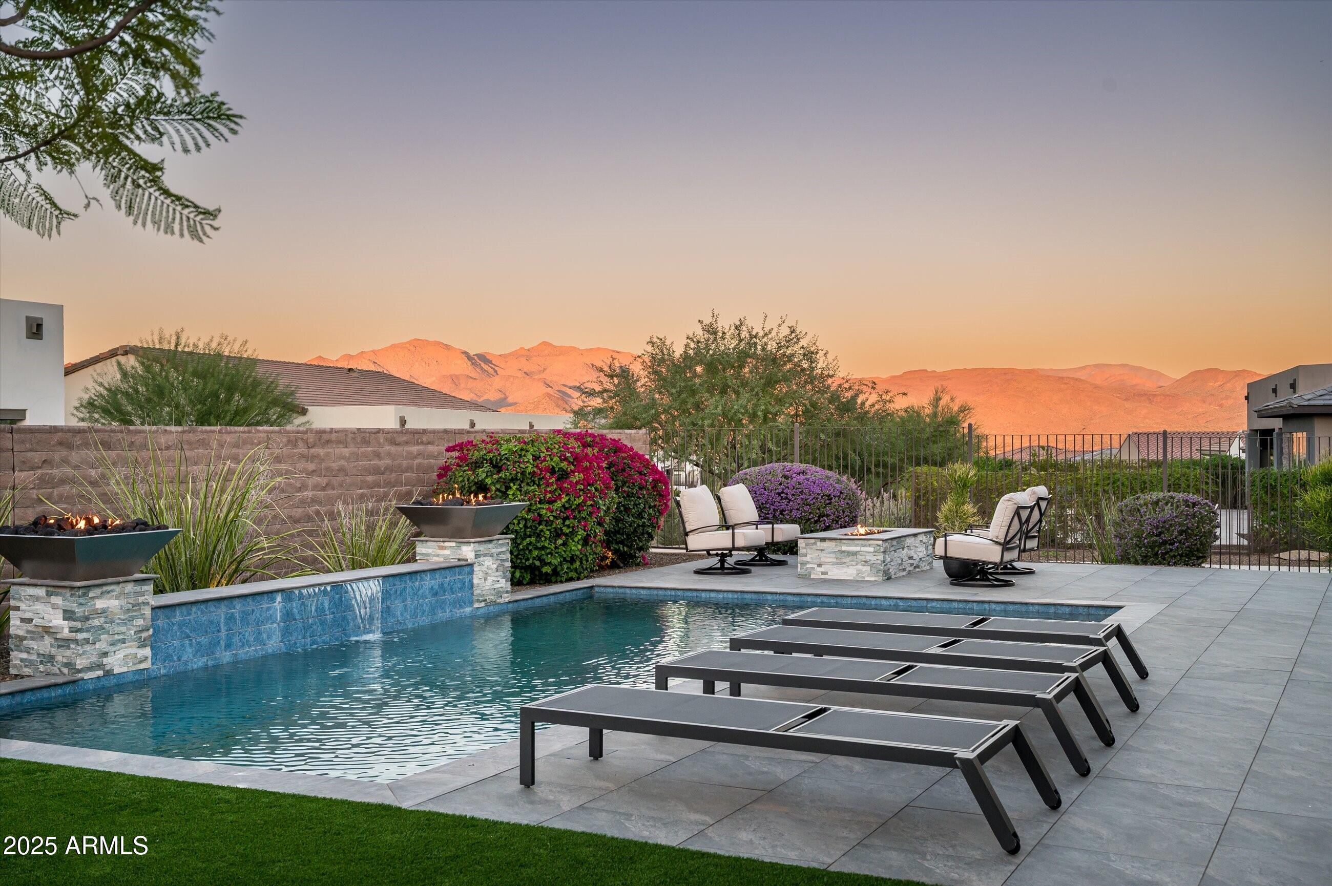 17864 East Veit Springs Drive Rio Verde, AZ 85263 - Photo 28 of 44 Mountains Change Colors at Dusk