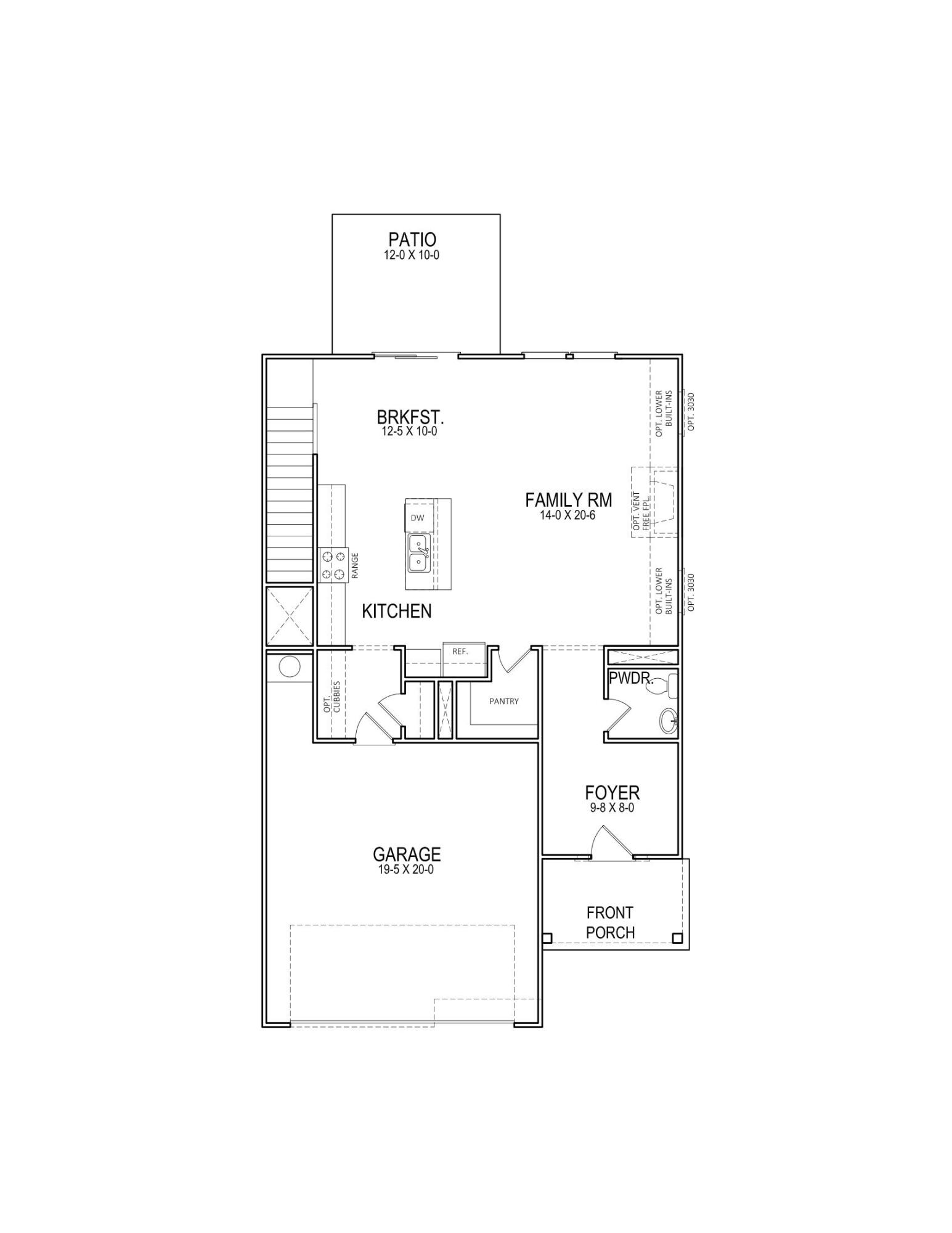 2117 Firelight Way, Unit 90 Ooltewah, TN 37363 - Photo 22 of 23 DAVIS 1st Floorplan