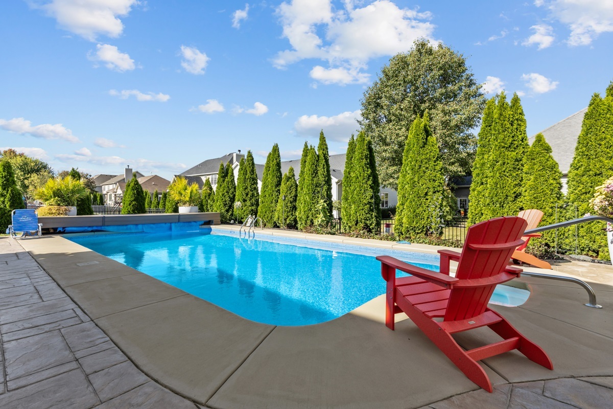 1430 Souders Avenue Elburn, IL 60119 - Photo 33 of 37 a view of a swimming pool with an outdoor seating