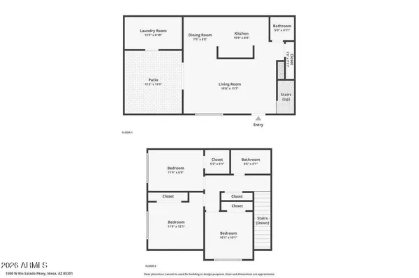 $1,700 | 1500 West Rio Salado Parkway, Unit 72, Mesa, AZ 85201