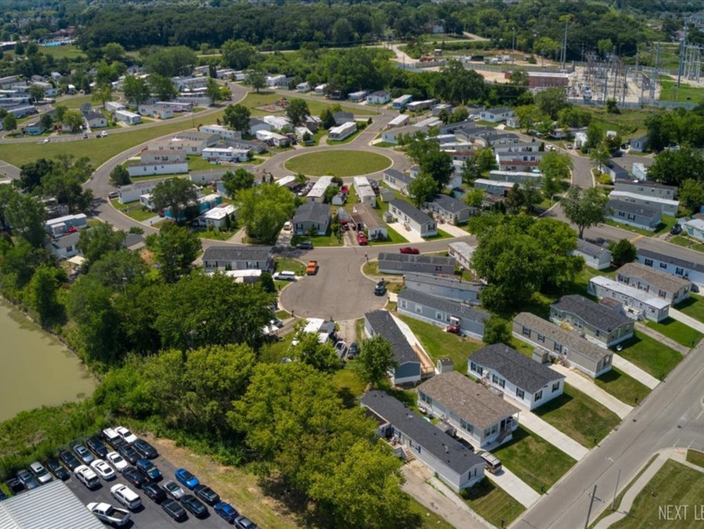 310 Apollo Court Round Lake, IL 60073 - Photo 28 of 38 an aerial view of residential houses with outdoor space