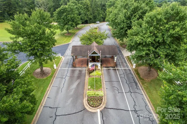 an aerial view of residential house with outdoor space